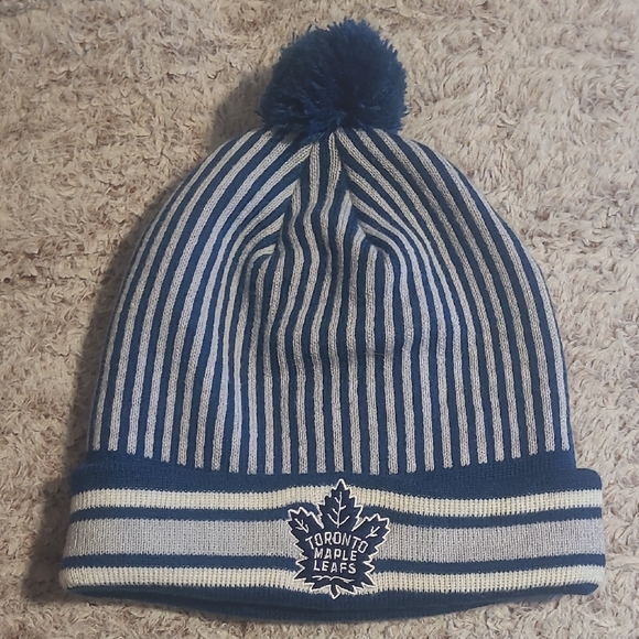 Other - Toronto Maple Leafs Striped Beanie